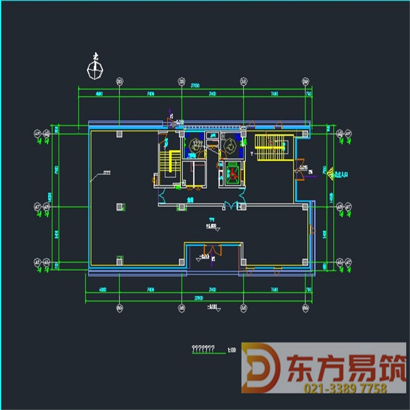 办公室消防建筑图