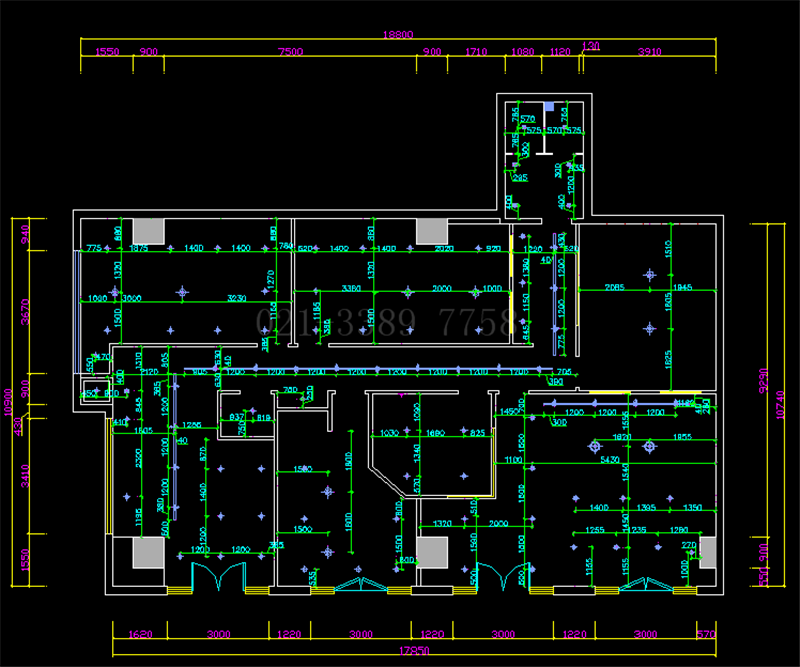  绘画馆建筑结构 房屋建筑设计 CAD全套甲级设计资质(图9)