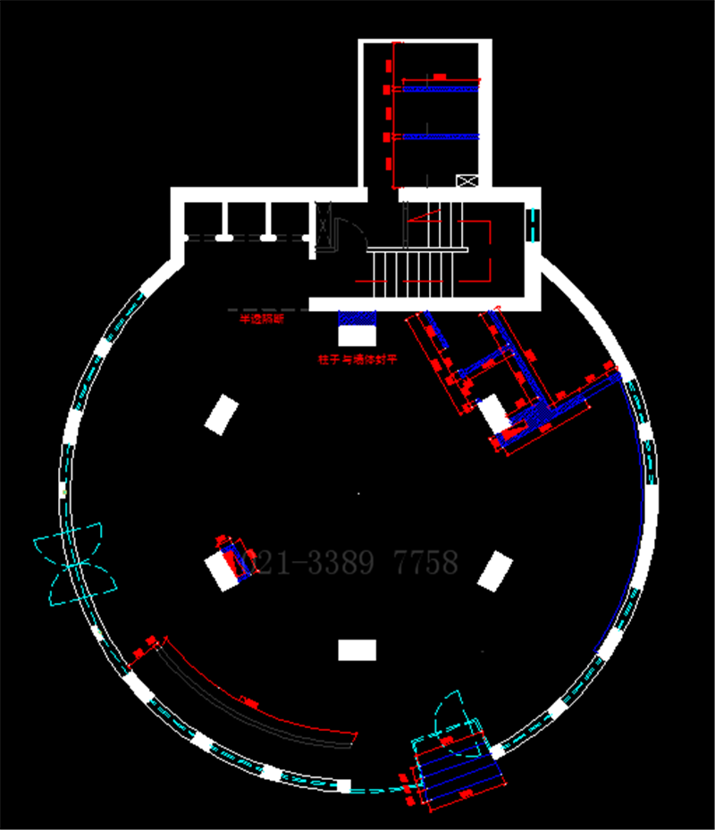 阿迪达斯商场建筑结构 房屋建筑设计 CAD全套甲级设计资质(图4)