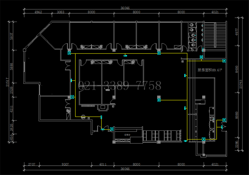 饭店建筑结构 房屋建筑设计 CAD全套甲级设计资质(图10)