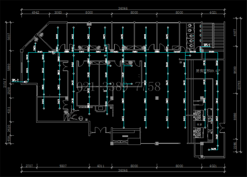 饭店建筑结构 房屋建筑设计 CAD全套甲级设计资质(图11)