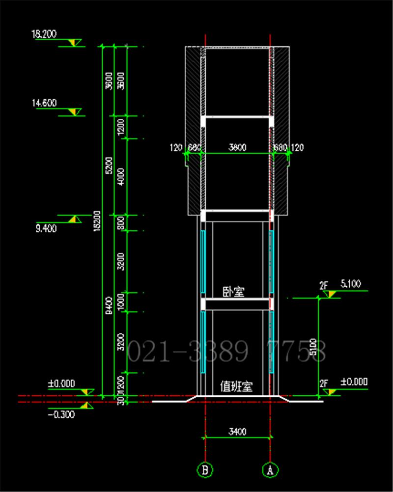 学校建筑结构 房屋建筑设计 CAD全套甲级设计资质(图12)