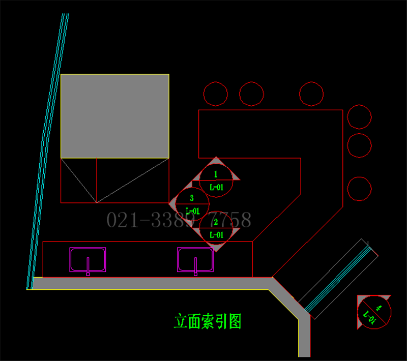 果汁吧建筑结构 房屋建筑设计 CAD全套甲级设计资质(图5)