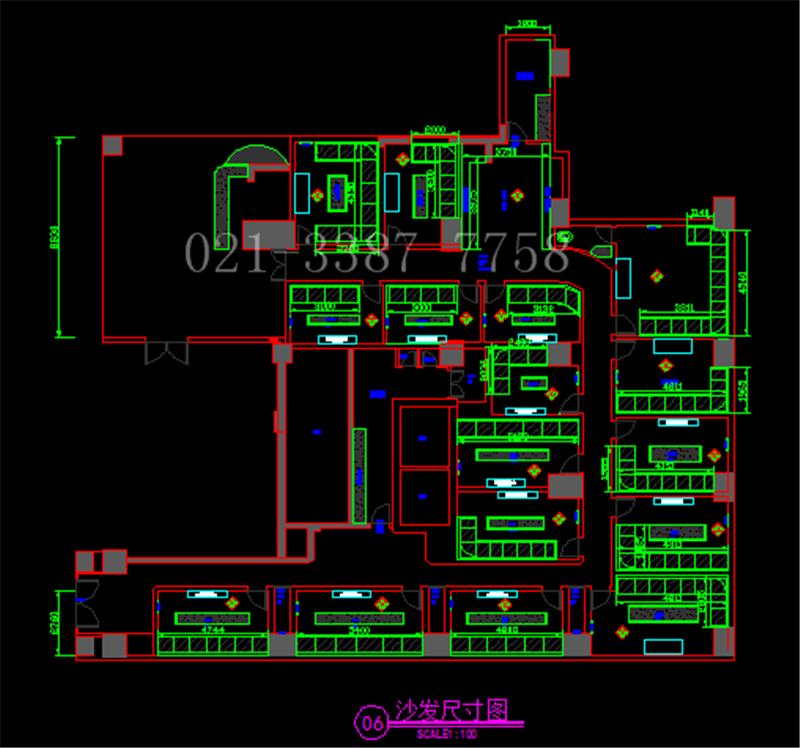 ktv建筑结构 房屋建筑设计 CAD全套甲级设计资质(图7)