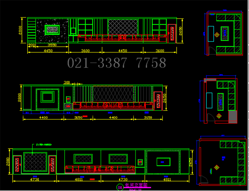 ktv建筑结构 房屋建筑设计 CAD全套甲级设计资质(图10)