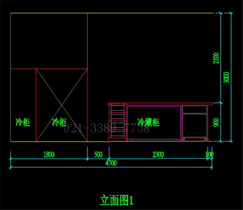 果汁吧建筑结构 房屋建筑设计 CAD全套甲级设计资质(图7)