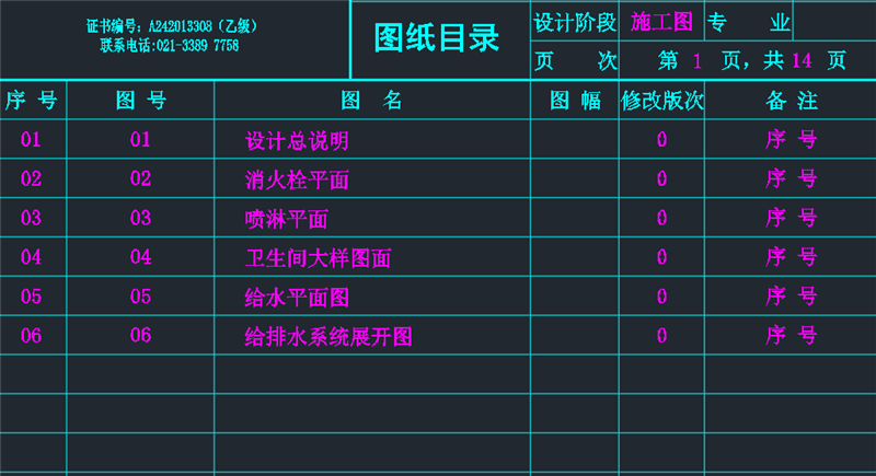 默客酒店给排水设计蓝图报审图审合格书审报施工许可证报备消防验收(图7)