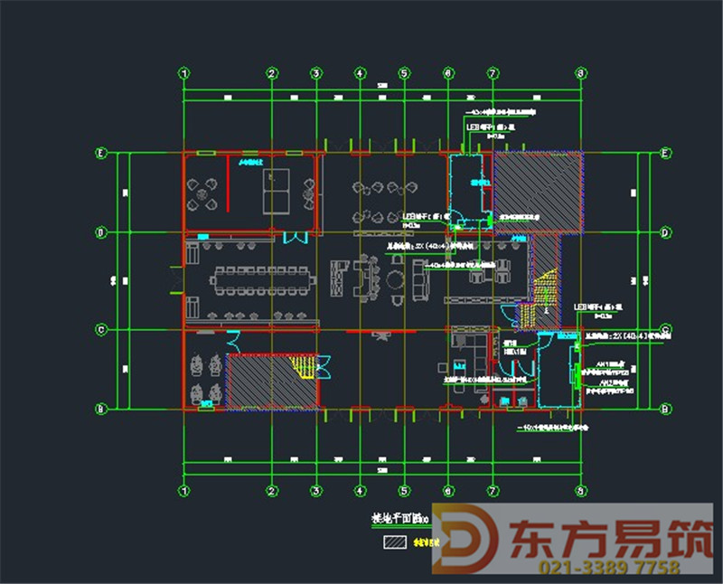 健身房电气施工图(图4)