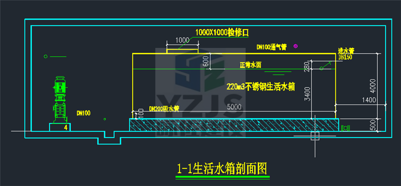 给水泵房大样范例(图3)