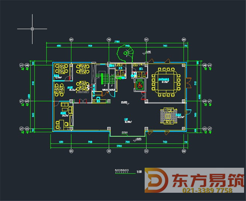 办公室消防建筑图(图2)