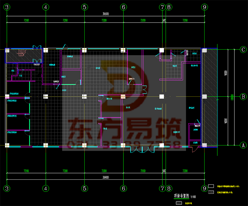 魔都商业银行建筑平面设计(图6)