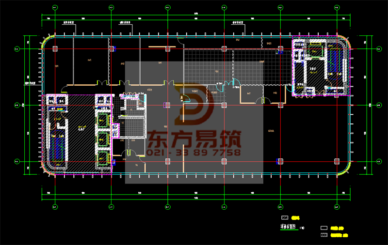 临港滴水湖畔办公室装修建筑设计(图7)